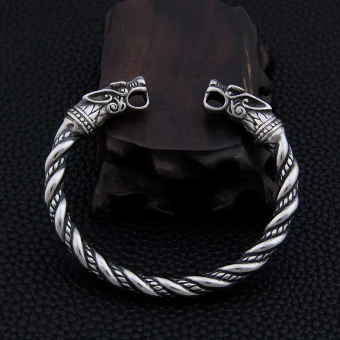 Bracelete Viking de Aço Inoxidável com Dragão - Image 7