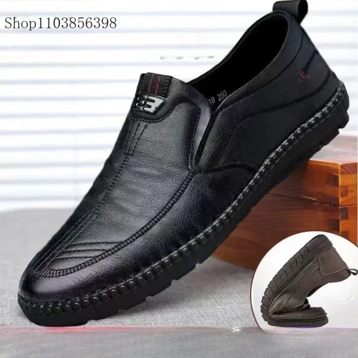 Mocassim Masculino em Couro Antiderrapante - Imagem 2