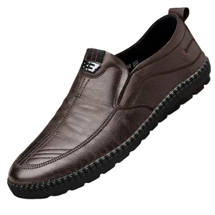 Mocassim Masculino em Couro Antiderrapante - Imagem 6