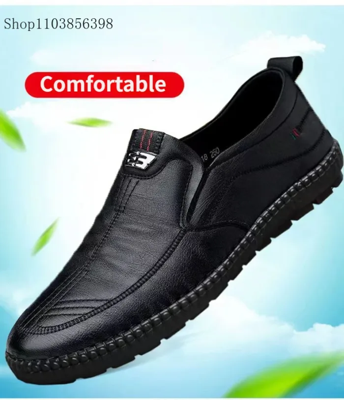 Mocassim Masculino em Couro Antiderrapante - Imagem 3