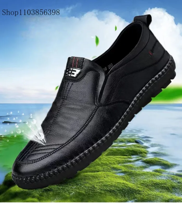 Mocassim Masculino em Couro Antiderrapante - Imagem 4